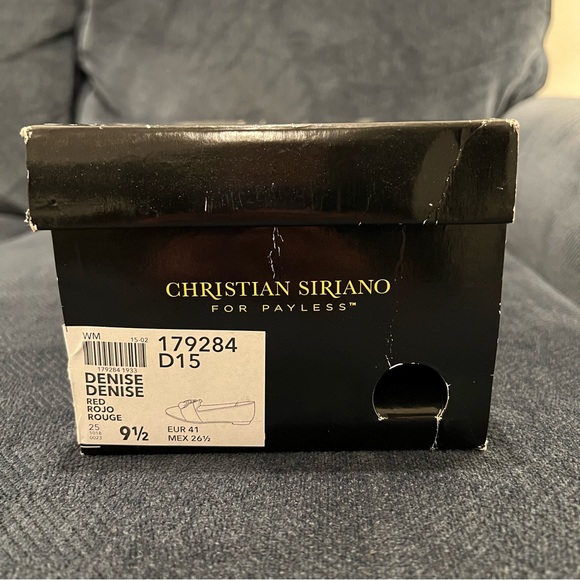 Christian Siriano for Payless Faux Suede Square-Toe Flats Size 9.5 - Picture 6 of 6